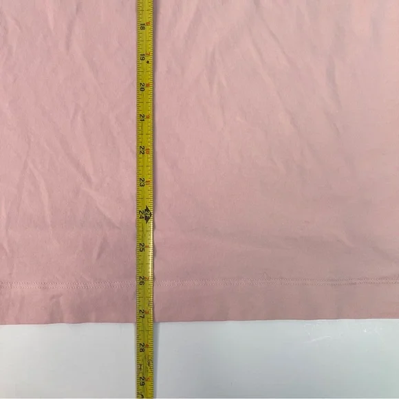 Lululemon V Neck T-Shirt Pink Mist Oversized XXXL - Picture 7 of 9